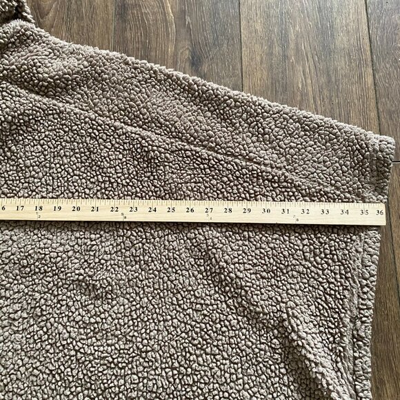 Koolaburra by UGG Cozy Brushed Back Sherpa Poncho w/ Hood 2X/3X A388384 - Picture 8 of 9